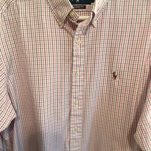 Ralph Lauren Pink Polo Shirt Classic Design